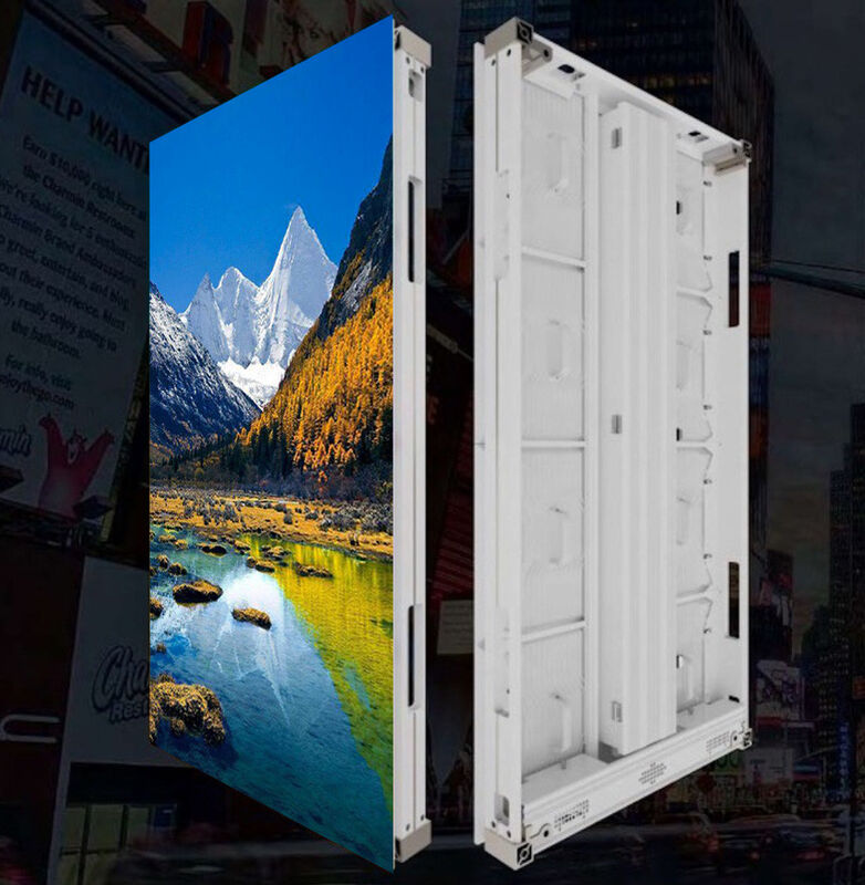Seamless Corner Support LED Advertising Display with Aluminum Chasis Module