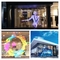 Outdoor LED Mesh Display P10mm Nation Star SMD LED Film Type Self Adhesive