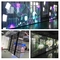 P8mm Frameless LED Mesh Display Glass Window Media Mesh Facade IP68