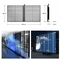 P10.4mm LED Mesh Display Glass Window LED Mesh Facade High Brightness Easy Maintenance