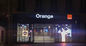 Transparent LED Display Shinning for Orange France 85% Light Go Through Vivid Color