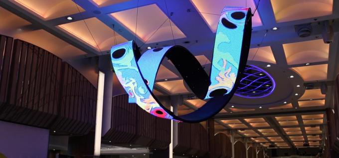 P1.9mm HD LED Display Indoor Flexible Soft Module Integrated Power Signal Cable