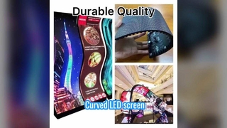 Curved LED screen