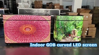 Indoor GOB curved screen W1920*H960mm& W2560*H960mm