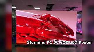 COB P1.538 Indoor LED Poster Screen for Retail Chain Stores