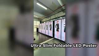 Ultra Slim LED Poster Screen Portable Dual Sided Display